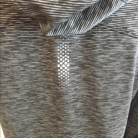Athleta hoodie black white striped - Picture 8 of 16